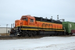 BNSF 2019, GP38-2 NRE rebuilt GP40, at Eola Yard